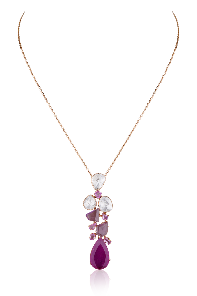 Product image of Rosette Cascade Necklace