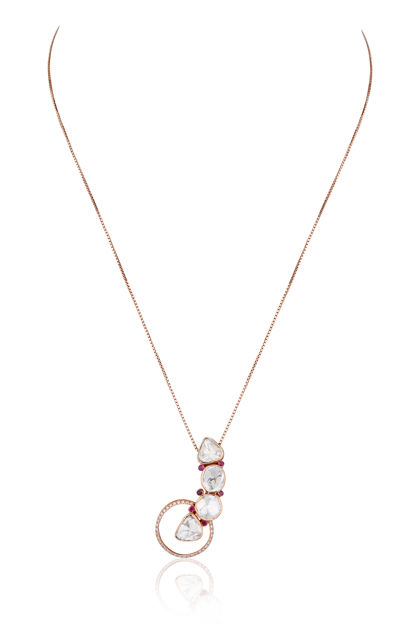 Polki Orbit Necklace