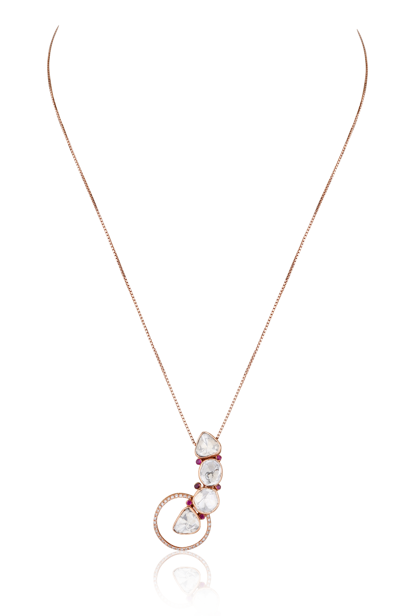 Product image of Polki Orbit Necklace