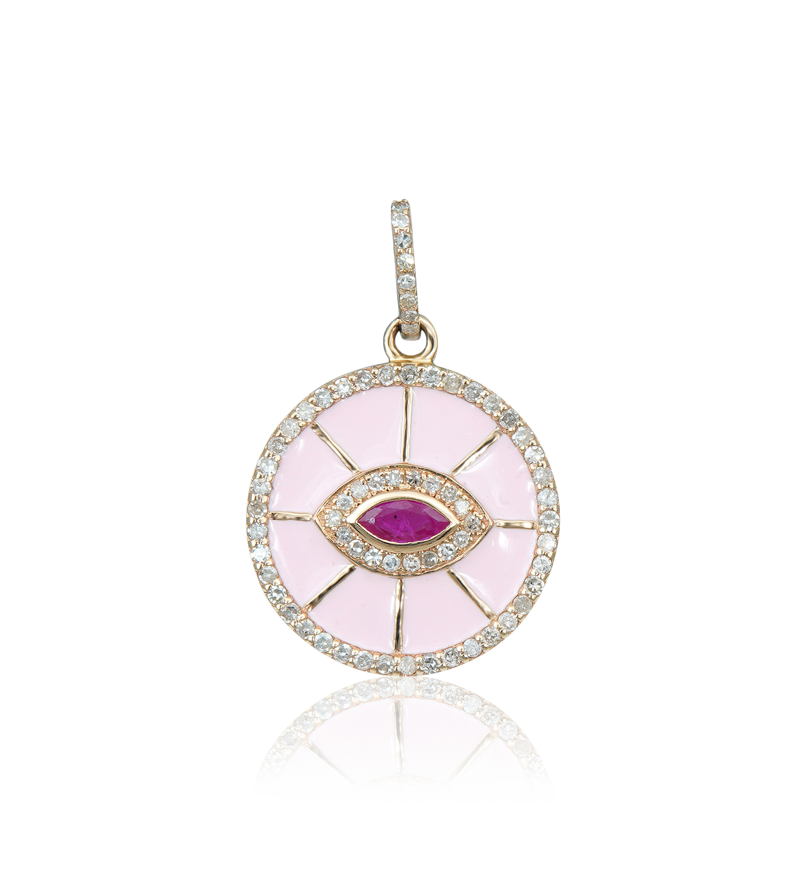 Product image of Bubble gum evil eye Pendant