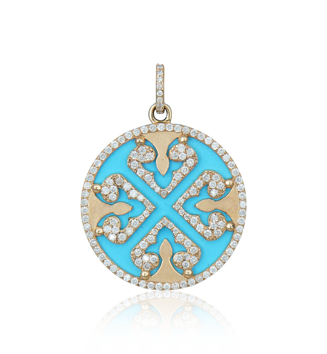 Product image of Turquoise Diamond Pendant