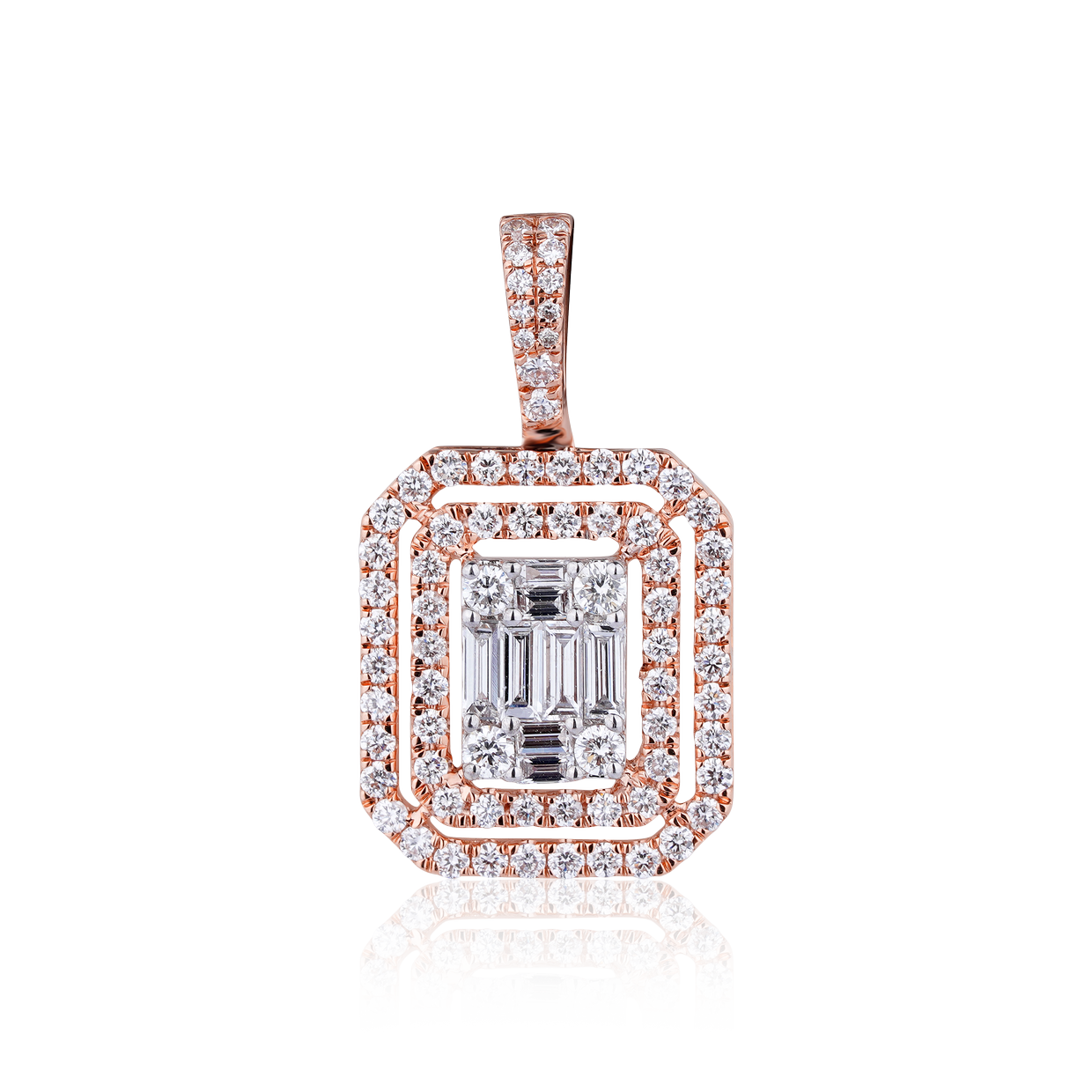 Product image of Majestic Baguette Eternity Pendant