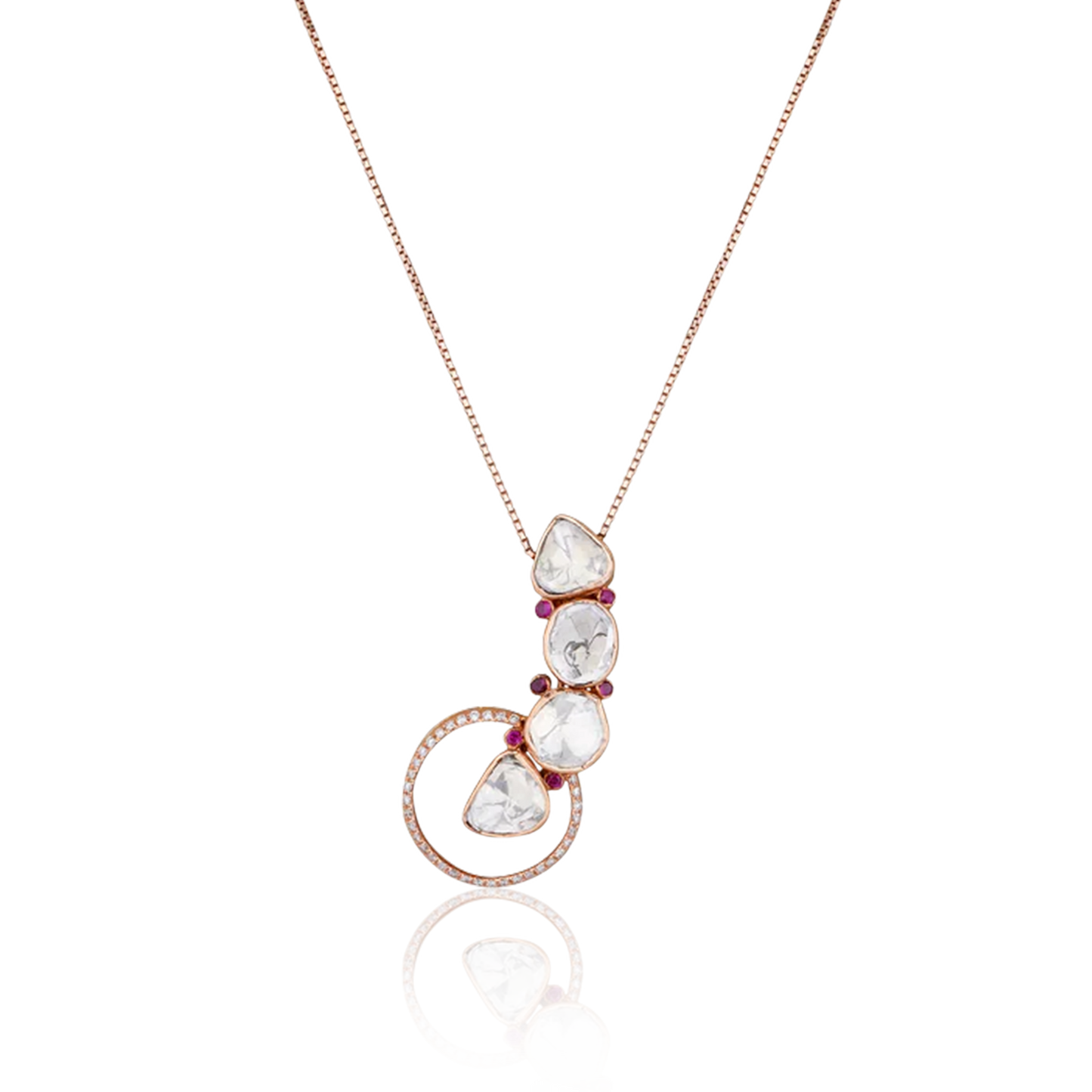 Polki Orbit Necklace