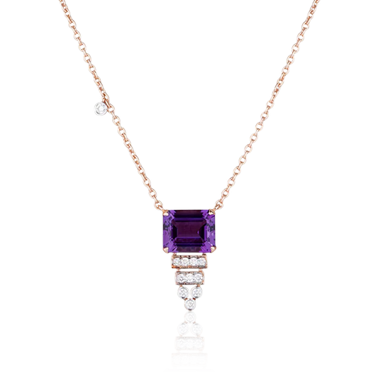 Violet Radiance Necklace