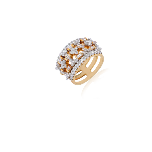 Product image of Diamonds on a roll Ring