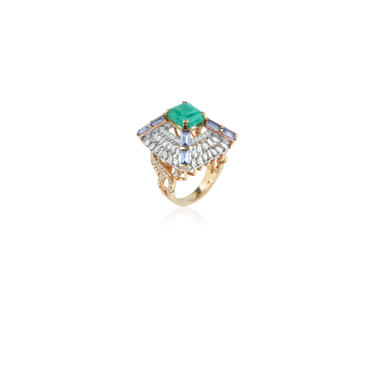 Majestic Emerald Enchantment Ring