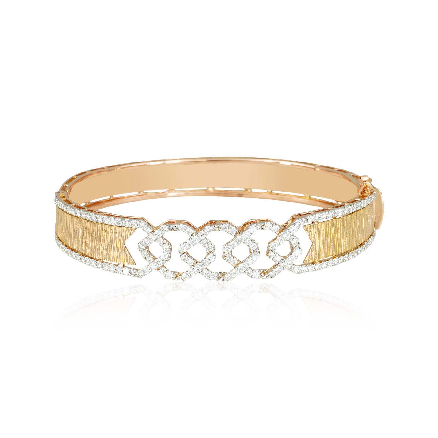 Gold Dazzle Brace Bracelet
