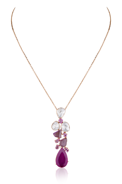 Product image of Rosette Cascade Necklace