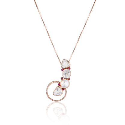 Polki Orbit Necklace
