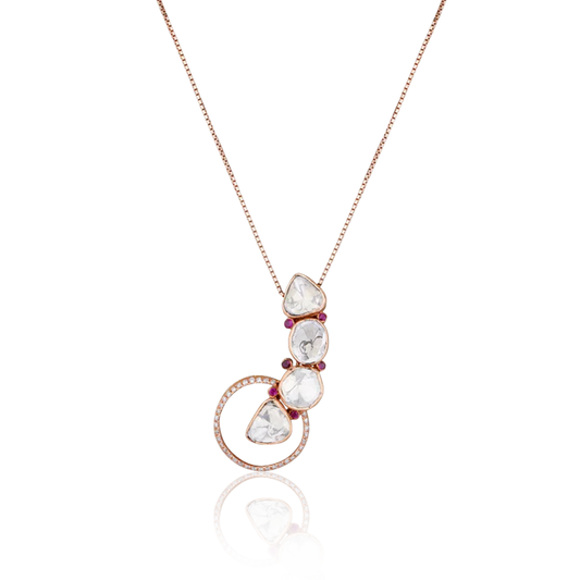 Polki Orbit Necklace