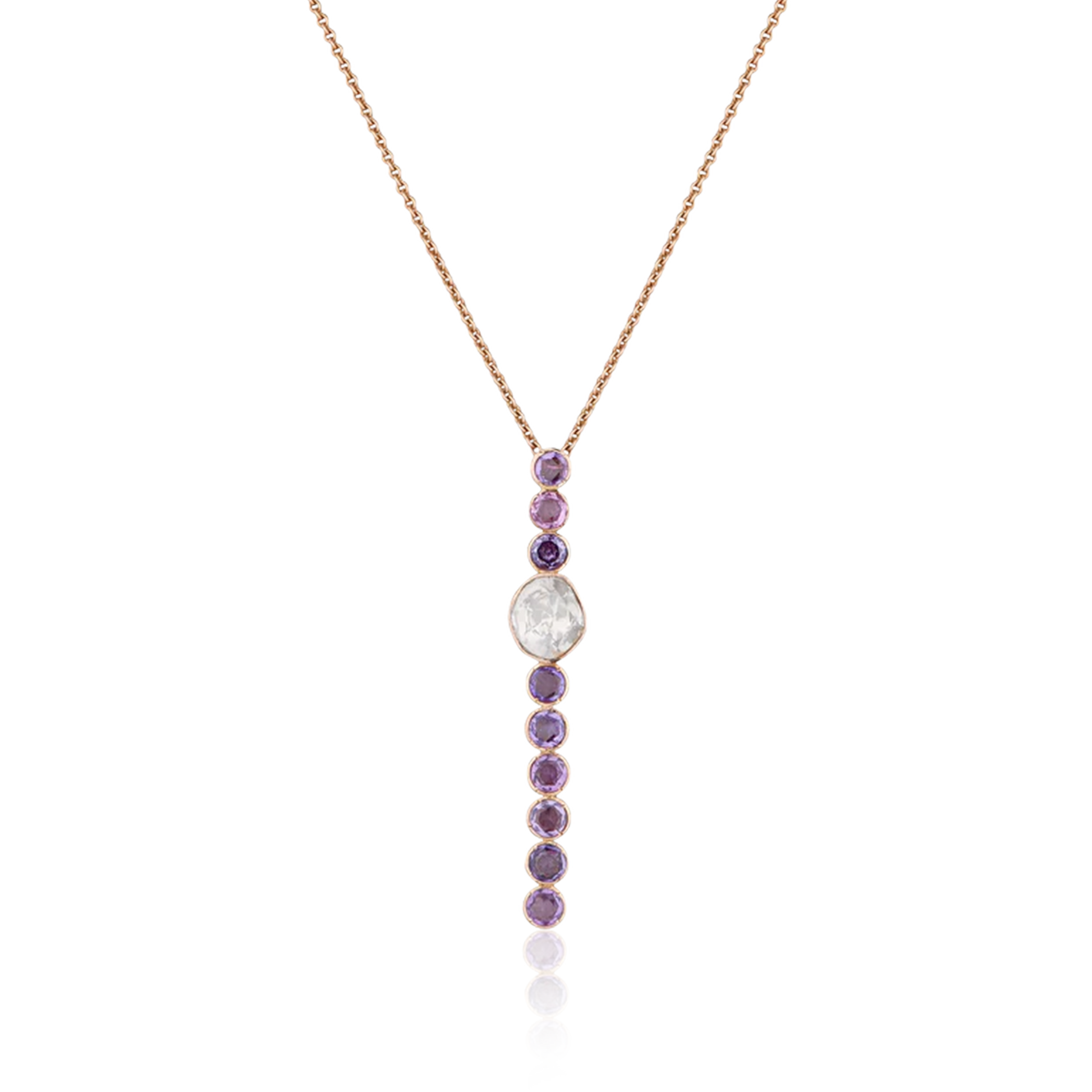 Crimson Cascade Necklace