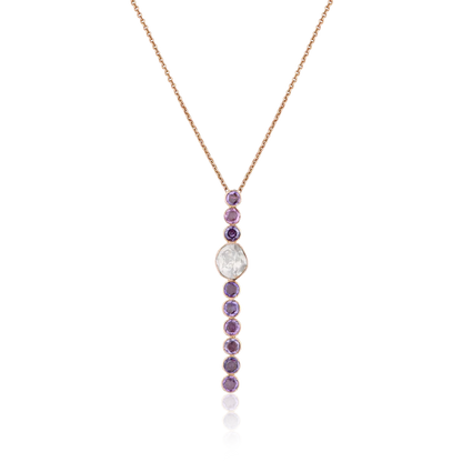 Crimson Cascade Necklace