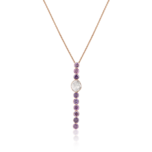 Crimson Cascade Necklace