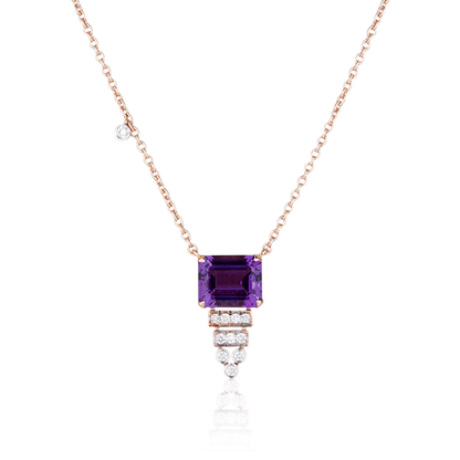Violet Radiance Necklace