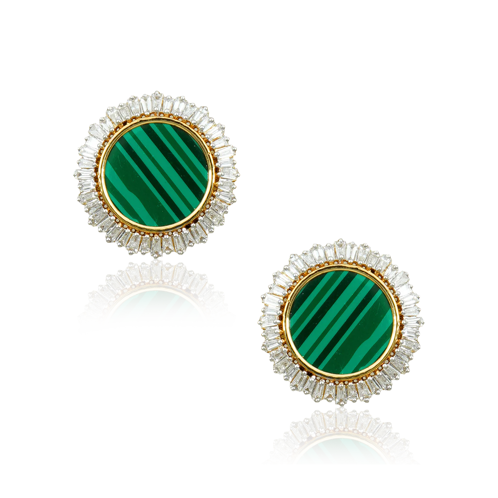 Emerald Intricate Earrings