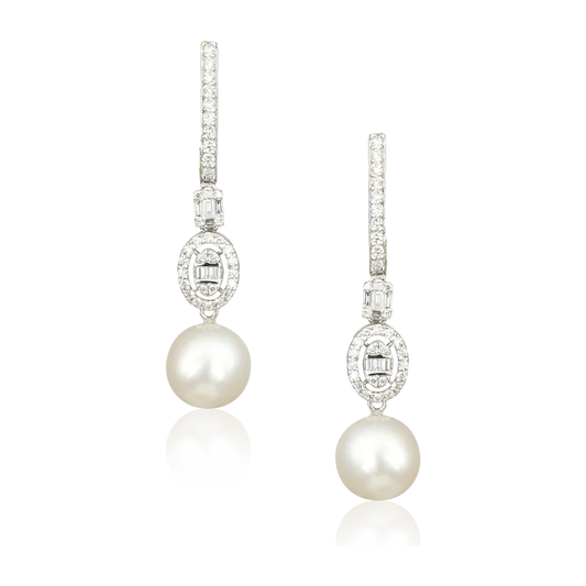 Gleaming Pearl Earrings