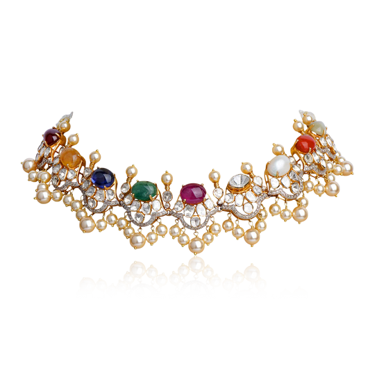 Celestial Navratan Necklace