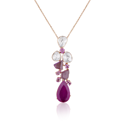 Rosette Cascade Necklace