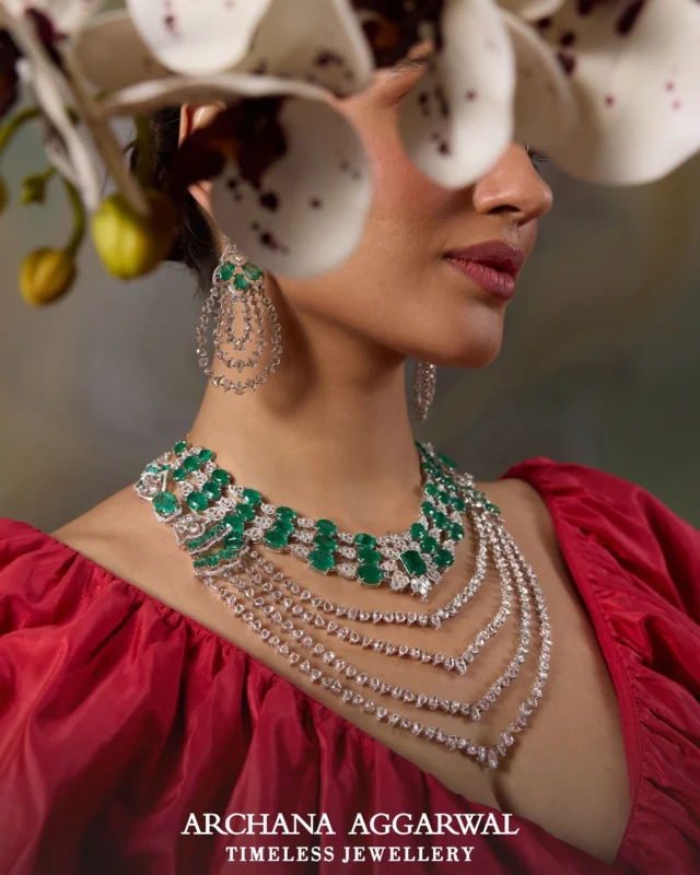 Experience the soulful essence of our new collection that captures the heart of regal opulence. ✨

Immerse yourself in the captivating elegance of exceptional craftsmanship and unveil heirloom treasures that eloquently express your personal narrative 💎
.
Flagship showroom:
📍Ambawatta One, H-5/1, Kalkadas Marg, Mehrauli, New Delhi 110030
Please call +91 70115 15094 to make an appointment.

Looking forward to seeing you soon!
.
#Heirloom #timeless #elegant #legacy #Diamonds #Ruby #Emerald #Signaturejewellery